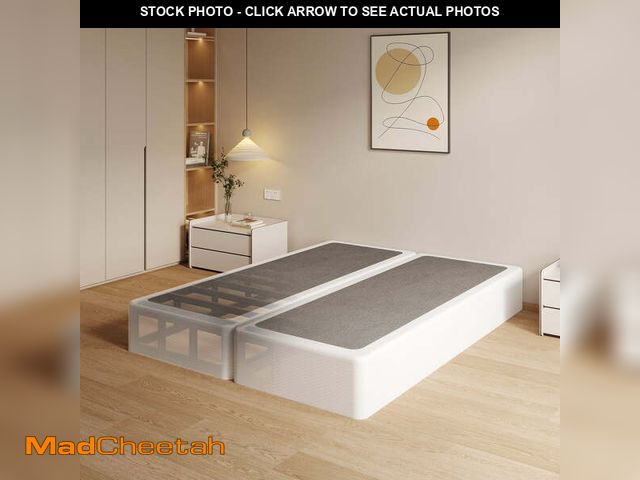Lot 74-13282644 - Maenizi 10 inch Queen Size Box Spring Split, 2-Pieces Under Mattress Steel Support Box Spring with F...