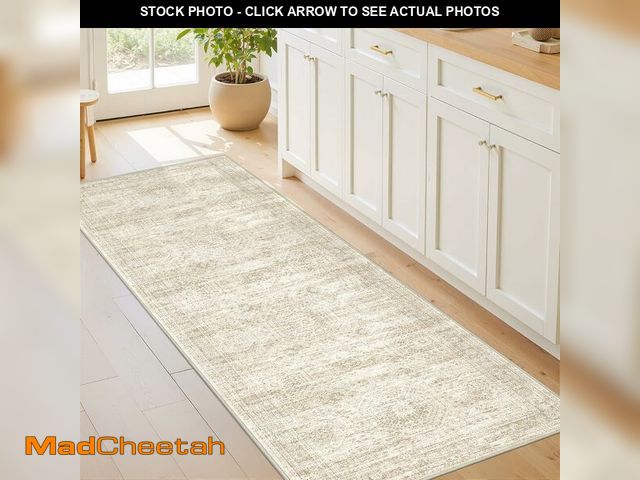 Lot 74-13041659 - Restydon Kitchen Runner Rug Non Slip - 2.5 x 8 Runners for Hallways, Entryway, Bedroom, Washable Run...