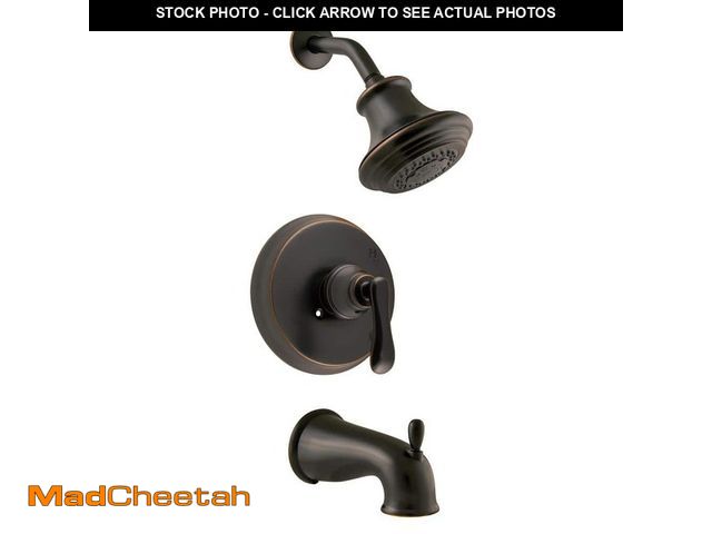 Lot 74-12649983 - Design House Madison Single-Handle 3-Spray Tub and Shower Faucet in Oil Rubbed Bronze (Valve Include...