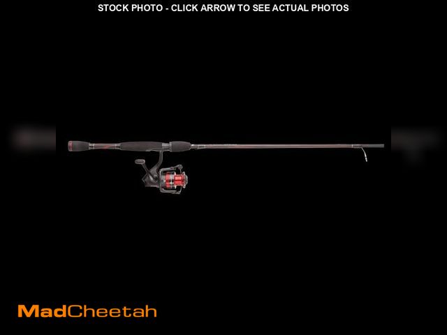 Lot 74-12426672 - Abu Garcia Black Max Spinning Travel Fishing Combo, 7' 4pc Rod, 3000 Size Reel - UNUSED