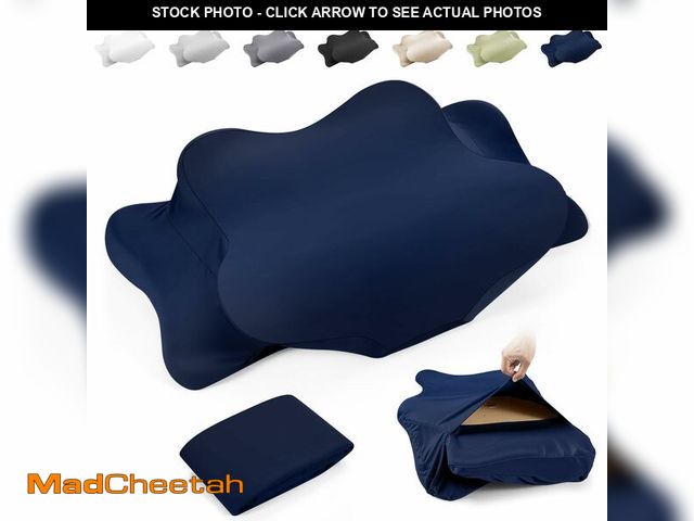 Lot 74-14267881 - Hahafelt Cooling Cervical Pillowcase Cover with Envelope Closure (Only Pillow Case) Ergonomic Neck P...
