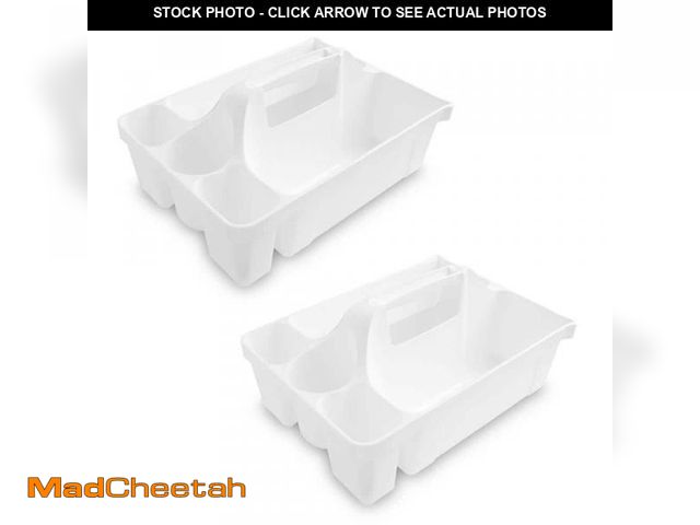 Lot 74-12542662 - Libman 16 in. x 12 in. Deluxe Maid Cleaning Caddy (2-Pack) - UNUSED