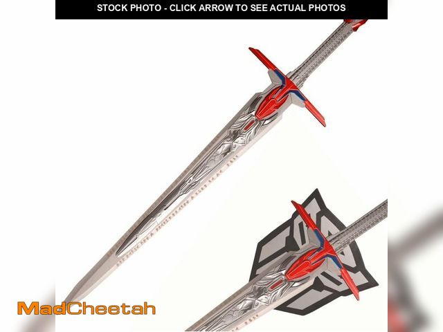 Lot 74-13040874 - Sword Valley Optimus Prime Sword Replica with Display Hanging Board - 124cm/48.82" Total Length, Sta...