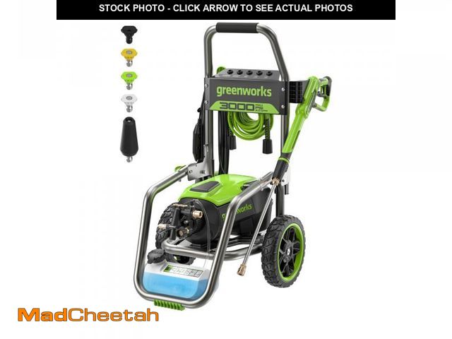 Lot 74-12404859 - Greenworks Pro Brushless 3000 PSI (CSA Certified) 2.0 GPM Max / 1.1 GPM Electric Pressure Washer (Fo...