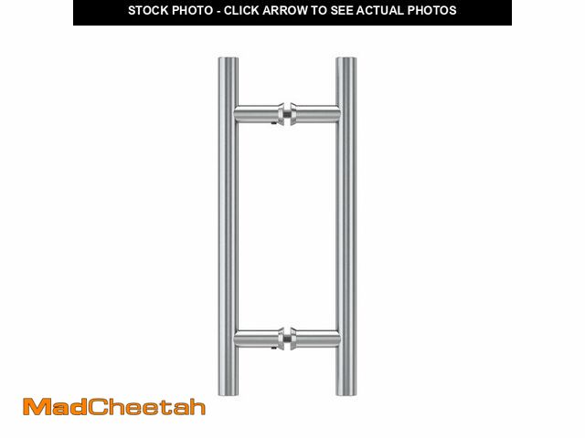 Lot 74-13566684 - Bathlink 8" Round Shower Door Handle, Back to Back Shower Doors Handle, Compatible with 1/4" to 1/2"...