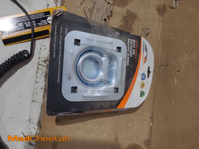 Lot 74-14609849 - CargoSmart Bolt-On Recessed Mount D-Ring, 3/8in. Dia.2 pack - UNUSED