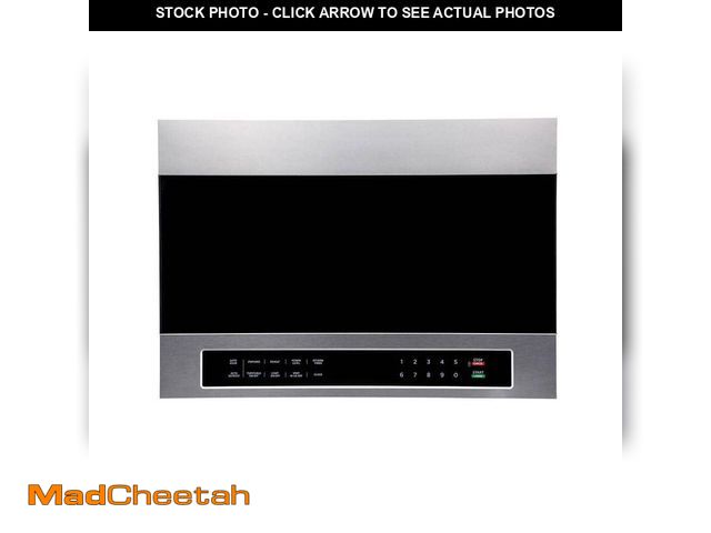 Lot 74-12783375 - Avanti 24 in. W 1.3 cu. ft. Stainless Steel Over the Range 1000-Watt Microwave Oven - UNUSED