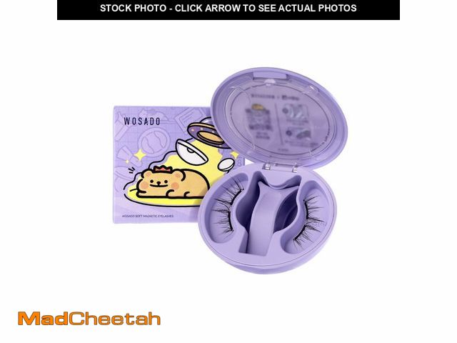 Lot 74-12977931 - Soft Magnetic Eyelashes Kit with Applicator, No.14 Frost Black BearisBug, Reusable Glue-free Wispy M...