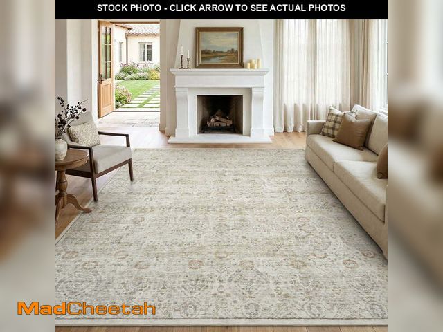 Lot 74-13657263 - SIXHOME 8'x10' Area Rugs for Living Room Modern Area Rugs Machine Washable Rugs Beige - UNUSED