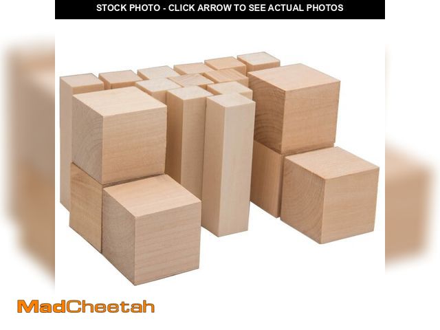 Lot 74-12969796 - BeaverCraft Basswood Carving Blocks BW18 pcs Whittling Wood for Crafts - Soft Carving Wood - Basswoo...