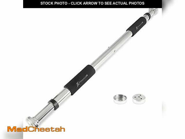 Lot 74-12633300 - ProsourceFit Heavy Duty Doorway Mount Pull Up/Chin-Up Bar, Adjustable with Foam Grips for Home Worko...