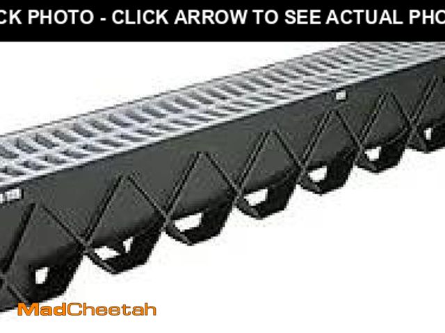 Lot 74-12259271 - Storm Drain 40 in. Channel Complete with Portland Grey Grate(Set of 6) - UNUSED