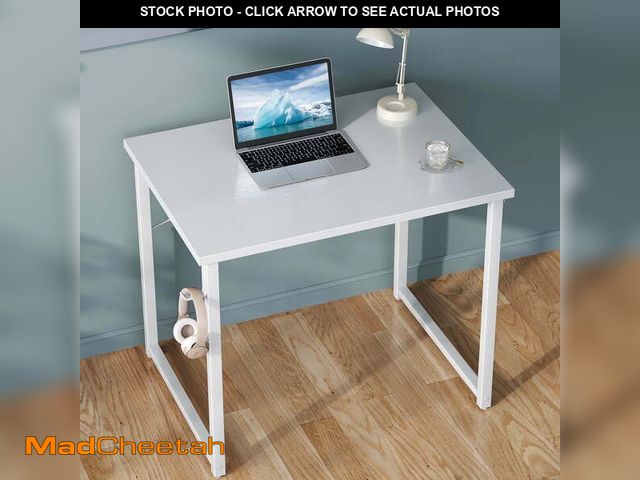 Lot 74-12679701 - (MISSING LEGS,HARDWARE) Casacomoda Small Computer Desk - 32 Inch Writing Table with Headphone Hooks ...