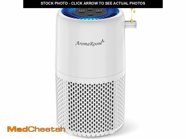 Lot 74-13711857 - Air Purifier for Home Bedroom, AromaRoom H13 HEPA Air Filter For Smoke Pollen Dander Hair Smell Air ...