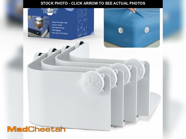 Lot 74-13574435 - Sheet Holders Bed Sheet Holder Bed Sheet Holders for Corners Sheet Holders Keep Sheets Firm &amp; Ti...