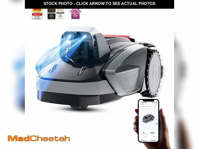Lot 74-14261333 - Sunseeker V3 Wireless Robot Lawn Mower 0.15 Acre/6,400 Sq Ft, AI Auto Mow, Smart Obstacle Avoidance,...