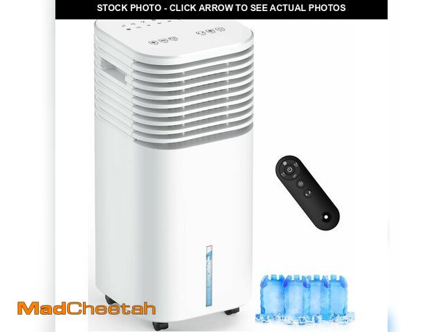 Lot 74-14322665 - CENSTECH Windowless Air Conditioner Portable 1800CFM w/4 Modes&amp;3 Speeds, 15H Timer, 3 Gal Tank f...