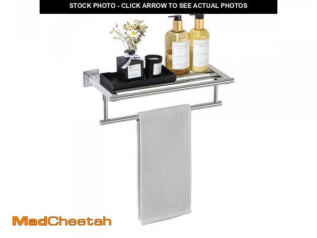 Lot 74-12303134 - Alise 16 Inch Towel Racks for Bathroom, Towel Rack Wall Mounted with Tower Bars, SUS 304 Stainless S...