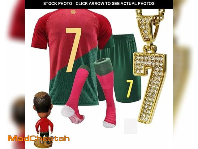 Lot 74-14272456 - Soccer Jersey Kids,Soccer Jerseys for Boys,Kids Youth Jersey Shirt Socks Soccer Shirt Gift Kit Set a...