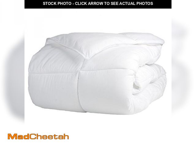 Lot 74-12400148 - Superior Brushed Microfiber Solid Comforter, Down Alternative Bedding, Reversible, Medium Weight, Fl...