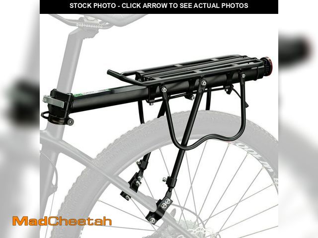 Lot 74-13953957 - ROCKBROS Rear Bike Rack Quick Release Bike Cargo Rack Luggage Bike Rack Rear Mountain Bike Rack - US...