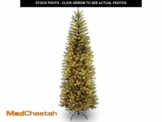 Lot 74-13803374 - National Tree Company 6.5 ft Pre-Lit Downswept Douglas Fir Artificial Christmas Tree, 650 Clear Ligh...