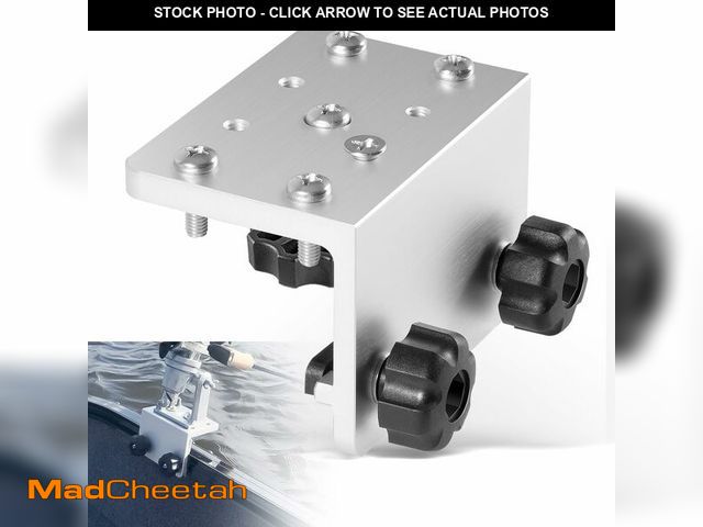 Lot 74-13720877 - Universal 90 Degree Track Bracket, Fits for BroCraft, Cannon, Lowe Stinger, RamMount, and Scotty Boa...