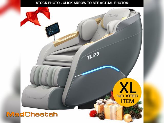 Lot 74-12784374 - TLIFE Massage Chair Full Body, 160ÃÂ°Zero Gravity Recliner with Body Scan, 50" SL-Track Shiatsu Mas...