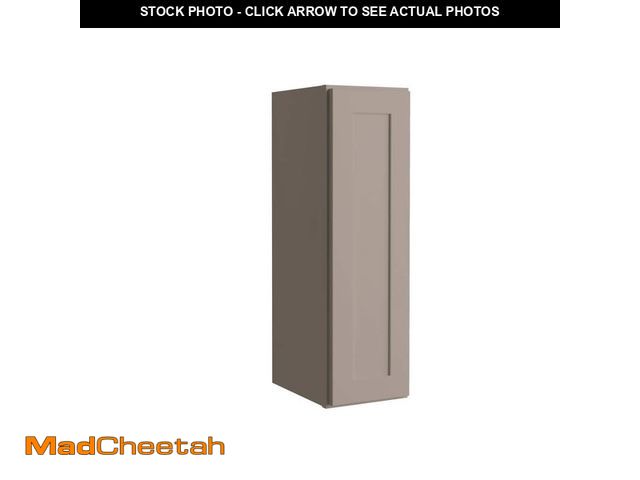 Lot 74-12552283 - Courtland 9 in. W x 12 in. D x 30 in. H Assembled Shaker Wall Kitchen Cabinet in Sterling Gray - UNU...