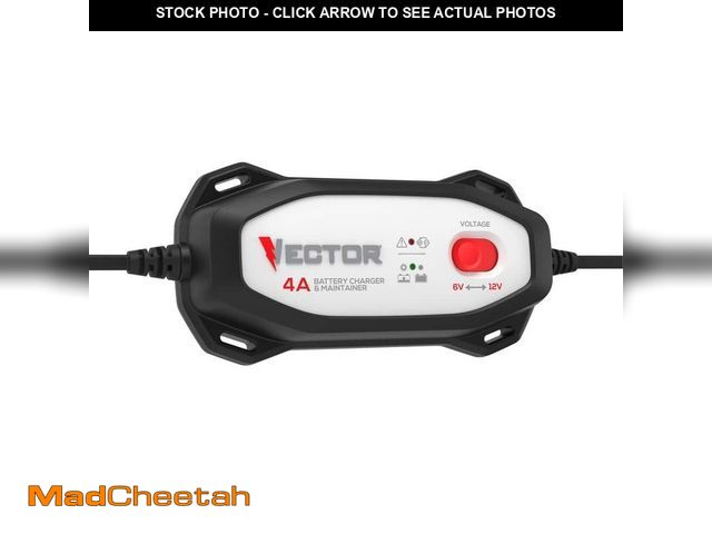 Lot 74-14438401 - VECTOR 4 Amp Battery Charger/Maintainer - UNUSED