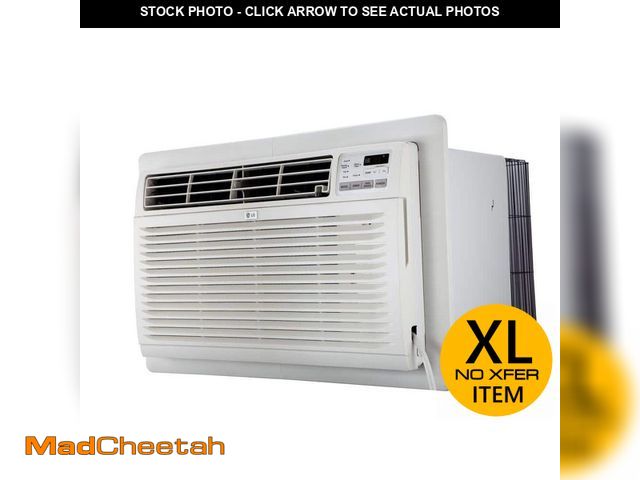 Lot 74-12731466 - LG 11,800 BTU 230-Volt Through-the-Wall Air Conditioner Cools 540 Sq. Ft. with and remote in White -...