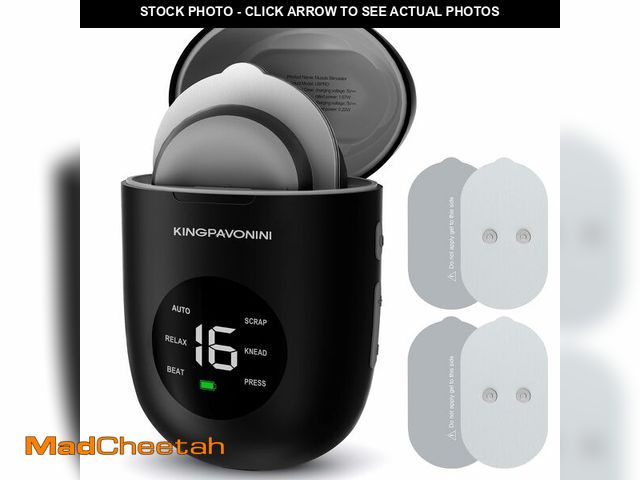 Lot 74-12878275 - KingPavonini Wireless TENS Unit, Muscle Stimulator for Pain Relief, Portable Rechargable TENS EMS Ma...