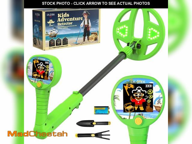 Lot 74-14208035 - DR.ÃâTEK Metal Detector for Kids - Innovative 2.4Ã¢â¬Â Color LCD Display, 6.7Ã¢â¬Â LED-Lit Co...