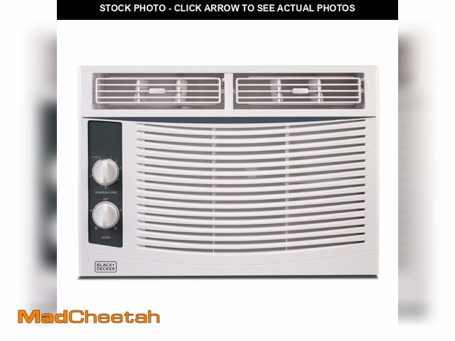 Lot 74-12590862 - BLACK+DECKER Window Air Conditioner 5,000 BTU, AC Window Unit Cools Up to 150 Square Feet, Window AC...