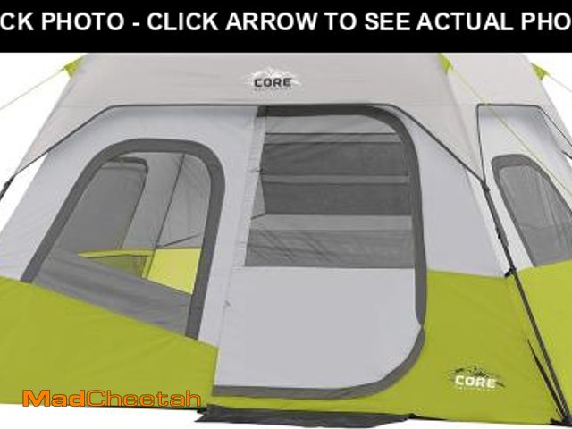 Lot 74-12167231 - CORE 6 Person Instant Cabin Tent | Portable Large Pop Up Tent with Easy 60 Second Camp Setup for Fam...