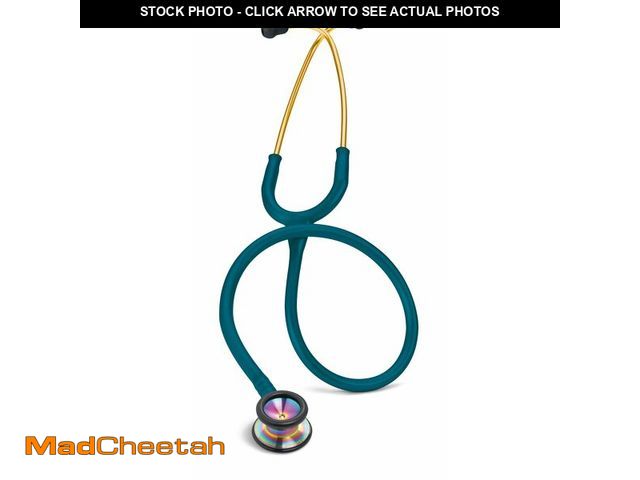 Lot 74-14377168 - 3M Littmann Classic II Pediatric Stethoscope, 2153, Stainless Steel Rainbow-Finish Chestpiece, 28" C...