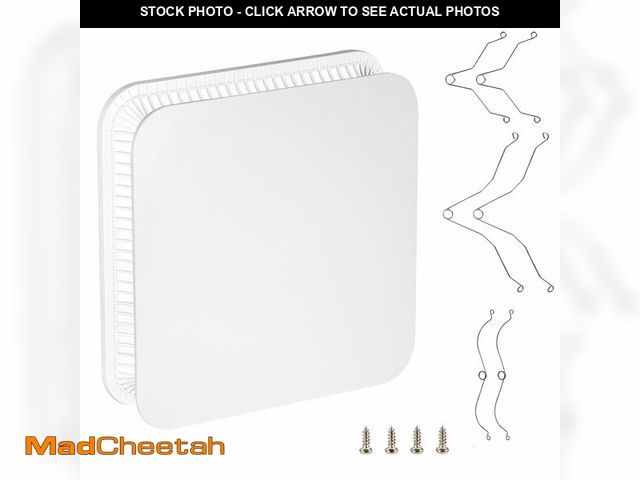 Lot 74-14296933 - FG701S Universal Bathroom Exhaust Fan Grille Cover Compatible with B-roan-NuTone White Universal Bat...