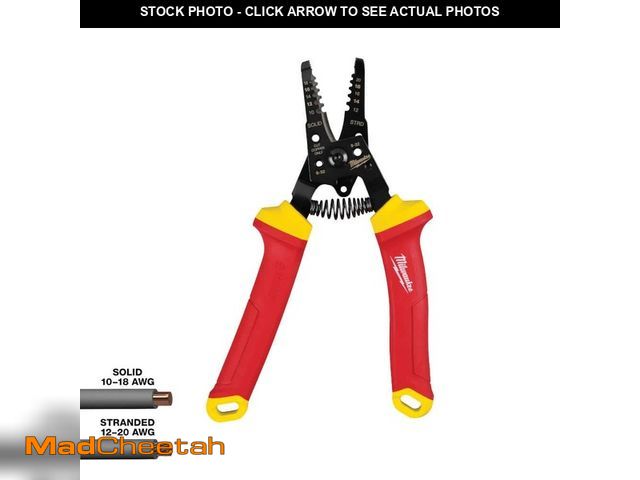 Lot 74-13692099 - Milwaukee 1000V Insulated 10-20 AWG Wire Stripper and Cutter - UNUSED