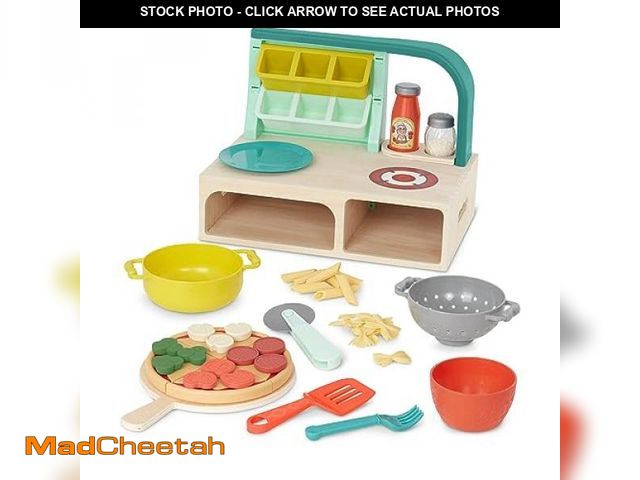Lot 74-12396397 - B. toys - Mini Chef Pizza- n- Pasta Playset - Pretend Play Pizza &amp; Pasta Play Set Food Toys for ...