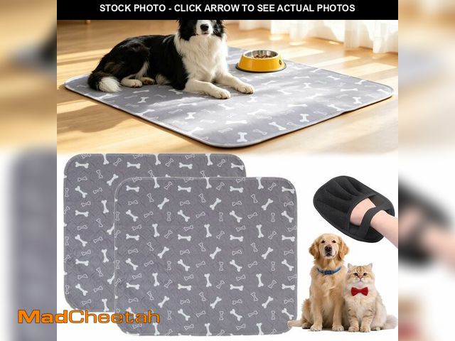 Lot 74-14384310 - Puppy Pee Pads with Pheromones 2Pack, Washable Puppy Training Pads for Dogs Reusable Puppy Potty Pad...