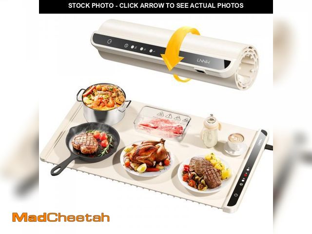 Lot 74-12444164 - Warming Mat for Food,Food Warming Mat,Electric Warming Tray for Buffets Party and Home Daily Use,Hea...