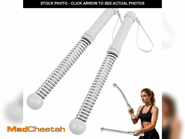 Lot 74-14064184 - Ropeless Battle Ropes Weighted, 2 Pack Portable Cordless Battle Ropes for HIIT &amp; Cardio Full-Bod...