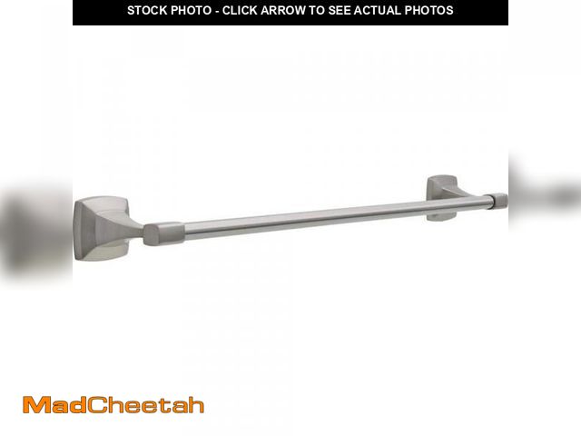 Lot 74-12085859 - Delta Portwood 24 in. Wall Mount Towel Bar Bath Hardware Accessory in Brushed Nickel - UNUSED