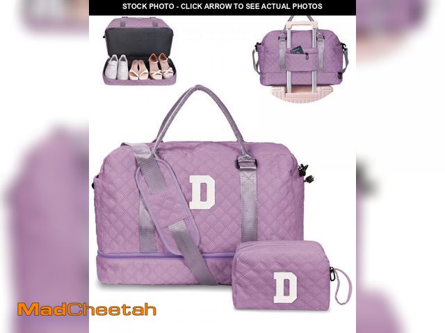 Lot 74-11558584 - Vogewood Easter Basket Stuffers-Overnight Bags for Women, Personalized Weekender Bag, Monogram Trave...