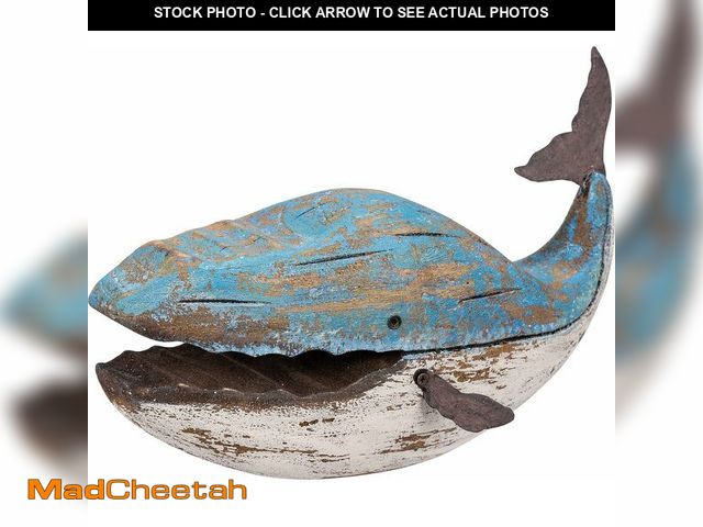 Lot 74-14212644 - Primitives by Kathy Large Blue Whale Home DÃÂ©cor Sitter - USED
