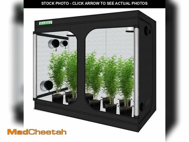 Lot 74-13066773 - zazzy Grow Tent, 96Ã¢â¬Åx48 x78 Plant Growing Tents 600D Mylar Hydroponic Indoor Grow Tent with Wi...