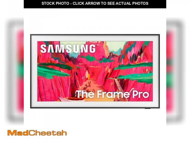 Lot 74-12541083 - Samsung 85-Inch Class The Frame Pro LS03FW 4K Neo QLED Mini LED Smart TV (2025 Model) Slim Fit Wall ...