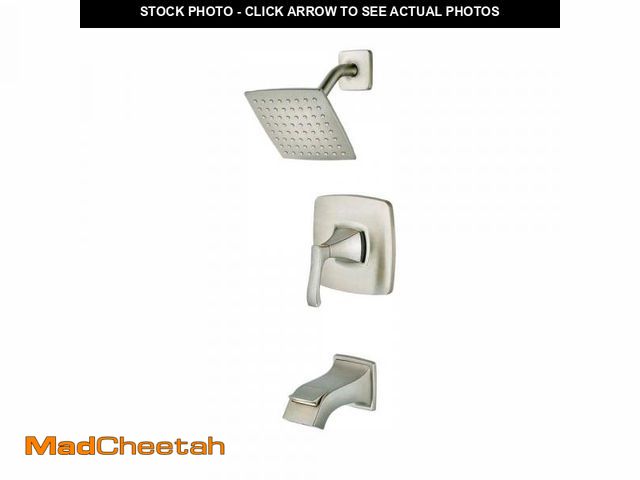 Lot 74-12517931 - Pfister Venturi Single-Handle 1-Spray Tub and Shower Faucet in Spot Defense Brushed Nickel (Valve In...