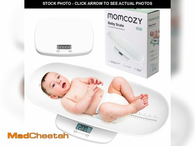Lot 74-13572292 - Momcozy Baby Scale, Multi-Function Scale for Body Weight and Height Measurement, Weighted Feeds, wit...