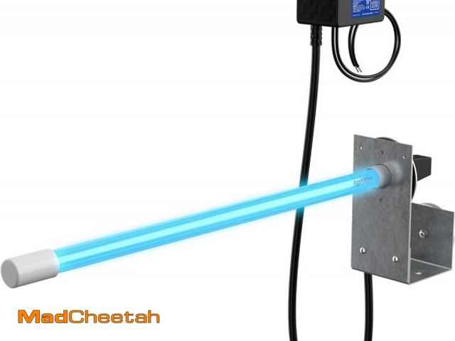 Lot 74-11905112 - AprilAire AUV24V Residential Whole-House Ultraviolet Light UVC Chemical Free Coil Cleaner, 16" Bulb,...